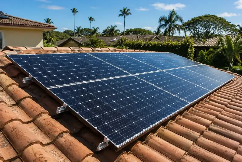 Installation de panneaux solaires à Augé